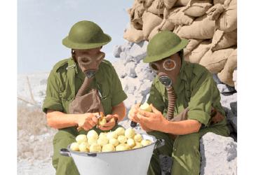 Colorized WWI Soldiers image